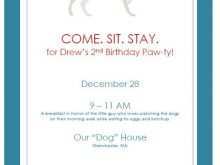64 Best Dog Party Invitation Template Photo for Dog Party Invitation Template