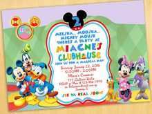 64 Create Mickey Mouse Clubhouse Blank Invitation Template Free Download Formating by Mickey Mouse Clubhouse Blank Invitation Template Free Download
