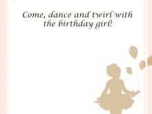 64 Free Printable Ballerina Birthday Invitation Template Free Templates by Ballerina Birthday Invitation Template Free