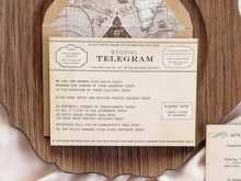 64 Free Printable Telegram Wedding Invitation Template PSD File with Telegram Wedding Invitation Template