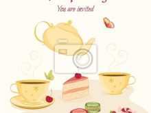 64 Free Tea Party Invitation Template PSD File by Tea Party Invitation Template