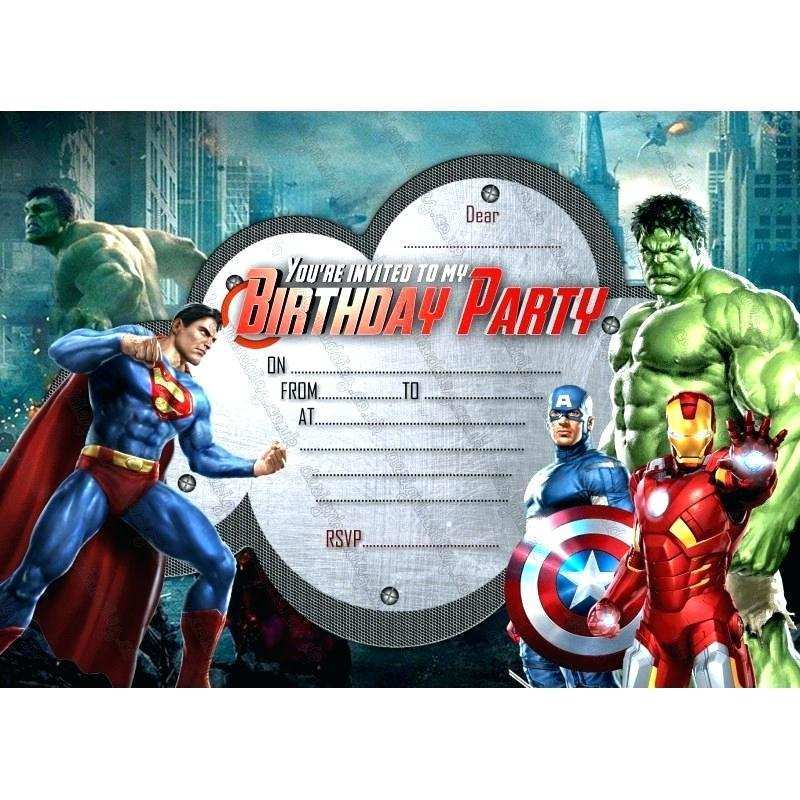 64 Online Avengers Party Invitation Template in Word by Avengers Party Invitation Template