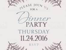 64 Printable Dinner Party Invitation Template Formating by Dinner Party Invitation Template