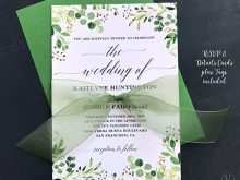64 Standard Greenery Wedding Invitation Template Maker by Greenery Wedding Invitation Template