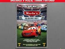 64 Visiting Lightning Mcqueen Party Invitation Template With Stunning Design by Lightning Mcqueen Party Invitation Template