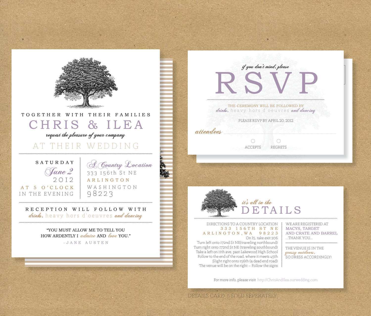 Wedding Invitation Template Rsvp - Cards Design Templates