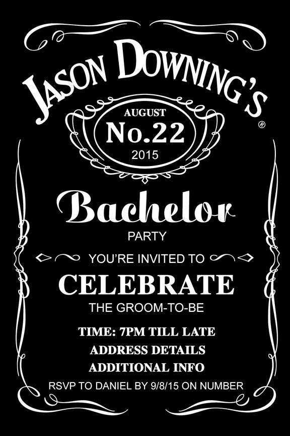 65 Creating Jack Daniels Party Invitation Template Free With Stunning Design For Jack Daniels Party Invitation Template Free Cards Design Templates