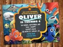 65 Customize Our Free Nemo Birthday Invitation Template With Stunning Design by Nemo Birthday Invitation Template