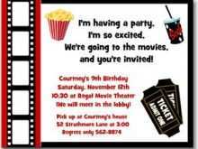 65 Free Printable Party Invitation Movie Template in Word for Party Invitation Movie Template