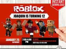65 Free Roblox Party Invitation Template for Ms Word with Roblox Party Invitation Template
