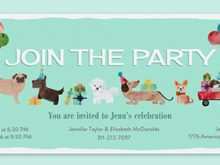 65 Online Dog Party Invitation Template Maker with Dog Party Invitation Template