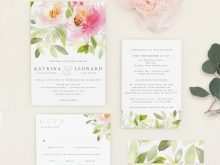 66 Best Floral Wedding Invitation Template Formating by Floral Wedding Invitation Template