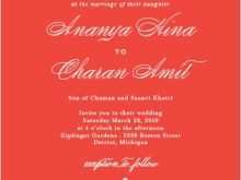 66 Blank Hindu Wedding Invitation Template Layouts with Hindu Wedding Invitation Template