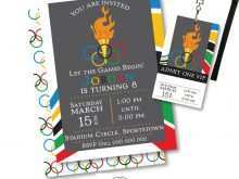 66 Blank Olympic Party Invitation Template Now by Olympic Party Invitation Template