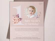 66 Creating Baby Birthday Invitation Template Download for Baby Birthday Invitation Template