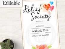66 Creative Relief Society Birthday Invitation Template PSD File with Relief Society Birthday Invitation Template