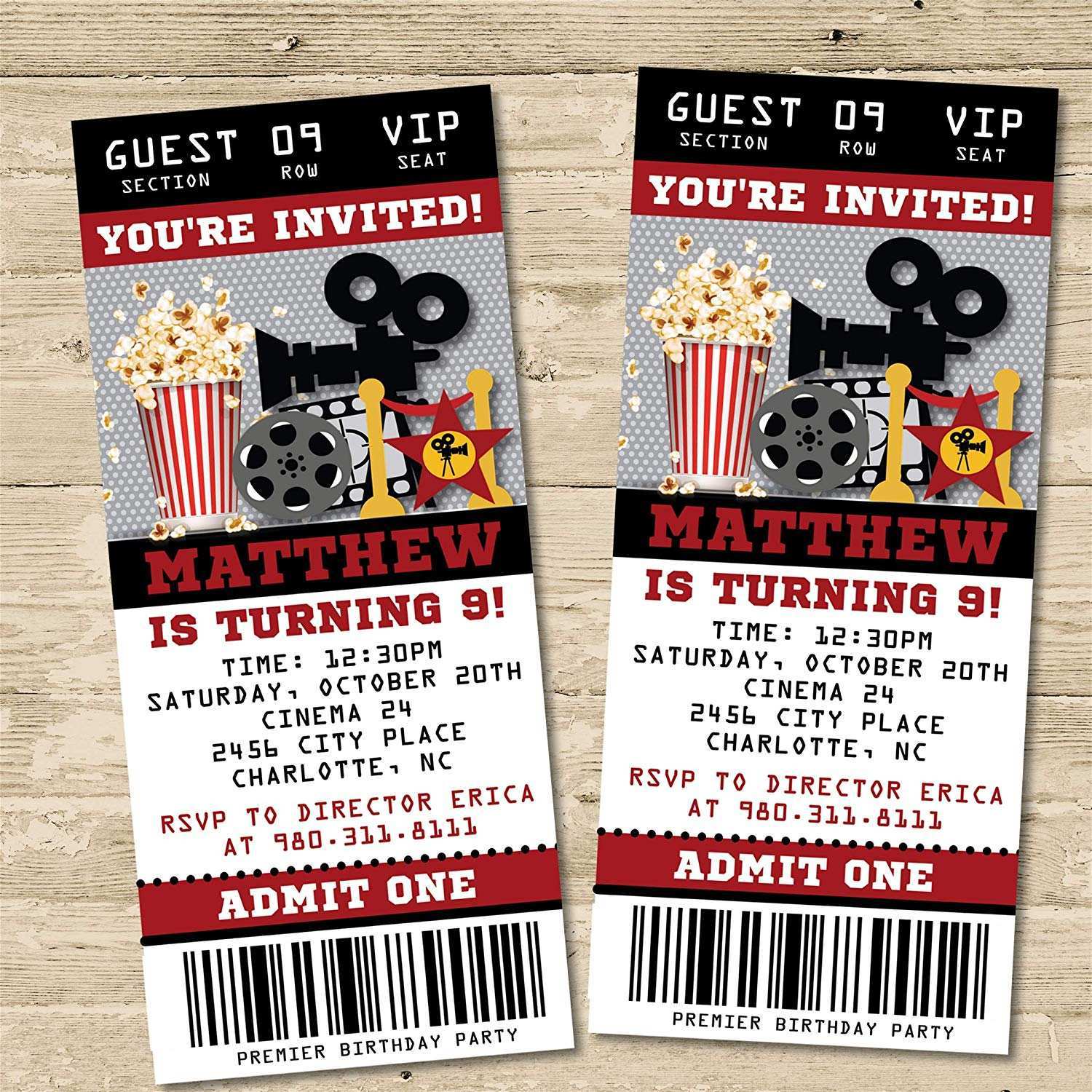 66 Customize Our Free Party Invitation Movie Template For Free with Party Invitation Movie Template