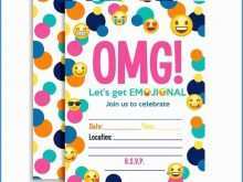 66 Format Emoji Birthday Party Invitation Template Free in Photoshop for Emoji Birthday Party Invitation Template Free