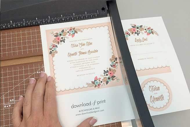 Make Your Own Wedding Invitation Template Free - Cards Design Templates