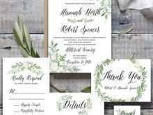 66 Free Botanical Wedding Invitation Template for Ms Word for Botanical Wedding Invitation Template