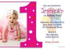 66 The Best 1St Birthday Invitation Template Vector Layouts with 1St Birthday Invitation Template Vector