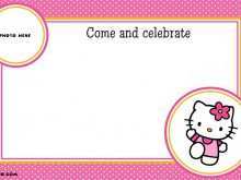 67 Blank Hello Kitty Blank Invitation Template Templates with Hello Kitty Blank Invitation Template