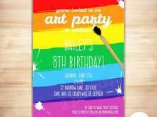 67 Blank Paint Party Invitation Template Free Now by Paint Party Invitation Template Free