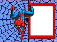 67 Blank Spiderman Birthday Invitation Template Maker for Spiderman Birthday Invitation Template