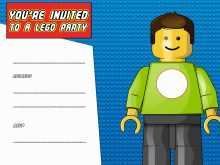 67 Customize Our Free Lego Party Invitation Template Download with Lego Party Invitation Template
