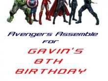 67 Format Avengers Party Invitation Template Maker for Avengers Party Invitation Template