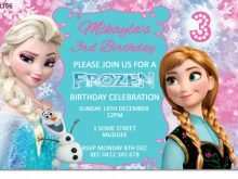 67 Format Birthday Invitation Template Frozen Maker by Birthday Invitation Template Frozen