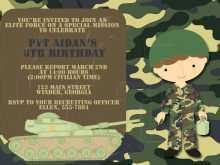 67 Free Camouflage Party Invitation Template Layouts for Camouflage Party Invitation Template