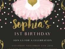 67 Free Printable Ballerina Birthday Invitation Template Free For Free with Ballerina Birthday Invitation Template Free