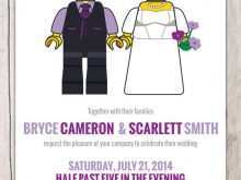 67 Online Lego Wedding Invitation Template With Stunning Design by Lego Wedding Invitation Template
