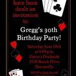 Vegas Party Invitation Template