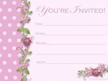 67 Report Blank Party Invitation Template Formating for Blank Party Invitation Template