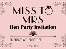 67 The Best Hen Party Invitation Template Now for Hen Party Invitation Template