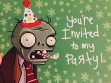68 Adding Free Zombie Birthday Invitation Template Download by Free Zombie Birthday Invitation Template