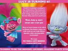 68 Best Trolls Party Invitation Template Layouts by Trolls Party Invitation Template