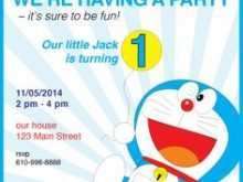 68 Creating Doraemon Birthday Invitation Template for Ms Word by Doraemon Birthday Invitation Template
