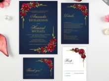 68 Creating Wedding Invitation Templates Red And Gold in Word with Wedding Invitation Templates Red And Gold
