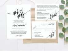 68 Creative Wedding Invitation Template With Rsvp Layouts by Wedding Invitation Template With Rsvp