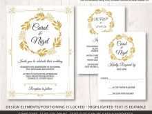 68 Customize Our Free Gold Wedding Invitation Template PSD File by Gold Wedding Invitation Template