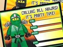68 Customize Our Free Ninja Birthday Invitation Template Free Layouts by Ninja Birthday Invitation Template Free