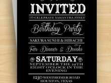 68 Customize Our Free Vintage Birthday Invitation Template Free With Stunning Design with Vintage Birthday Invitation Template Free
