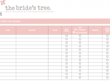 68 How To Create Wedding Invitation Tracker Template Now with Wedding Invitation Tracker Template