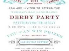 69 Creative Kentucky Derby Party Invitation Template Now with Kentucky Derby Party Invitation Template