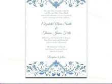 Blank Invitation Wedding Template