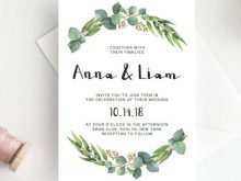 69 Customize Our Free Greenery Wedding Invitation Template in Photoshop for Greenery Wedding Invitation Template