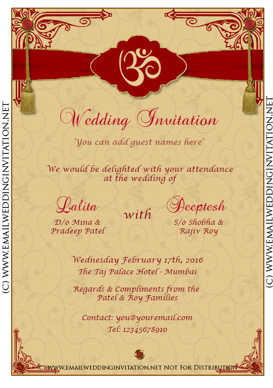 69 Customize Our Free Whatsapp Indian Wedding Invitation Template Formating by Whatsapp Indian Wedding Invitation Template
